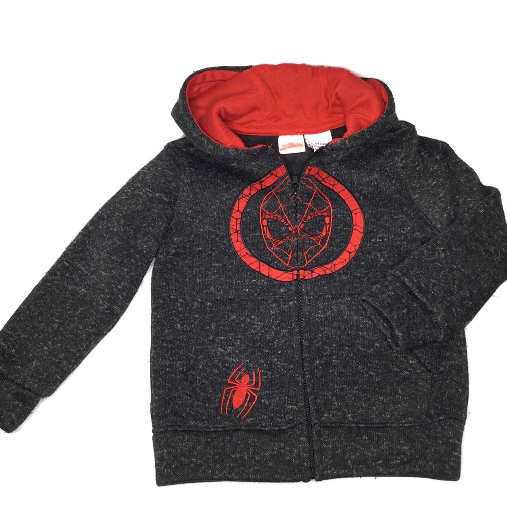 Kids Spider-Man Hooded Sweater Size 5